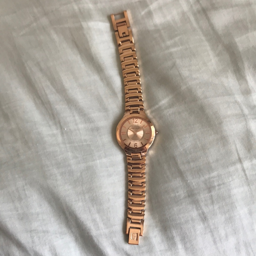 Anne Klein gold watch